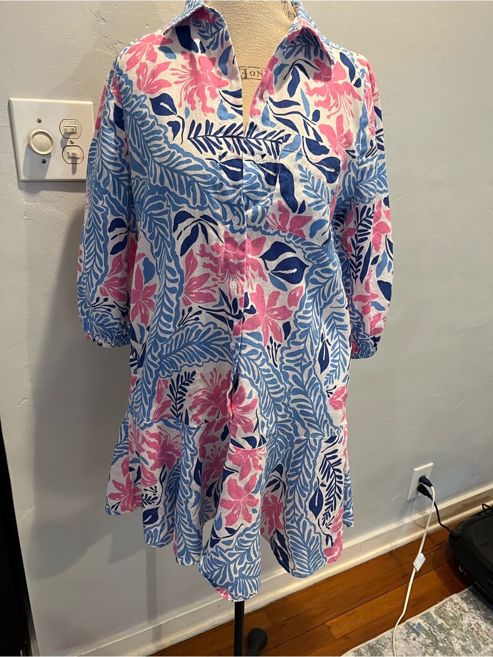 Charter Club Linen Dress Size S